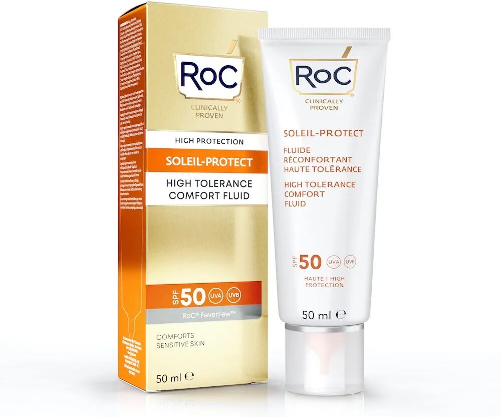 roc fluido solare viso elevata tollerabilità spf50 50 ml