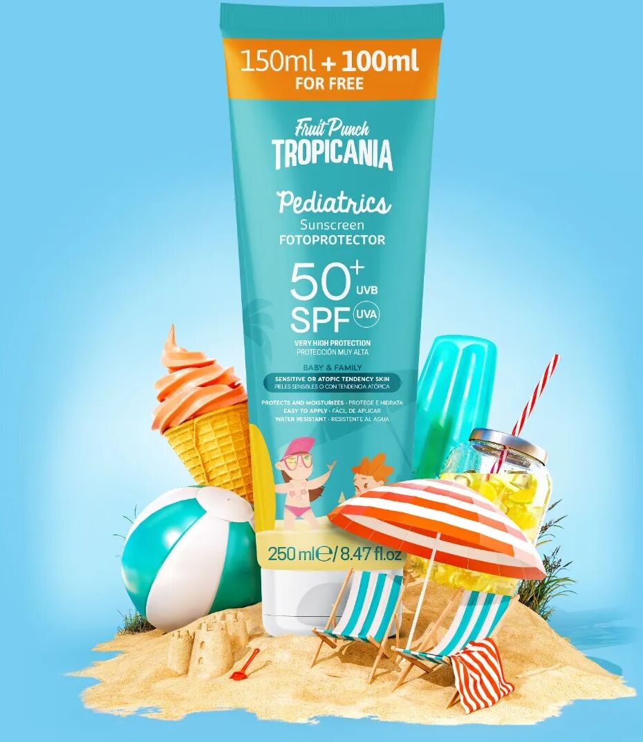 tropicania crema protezione solare per bambini 250 ml