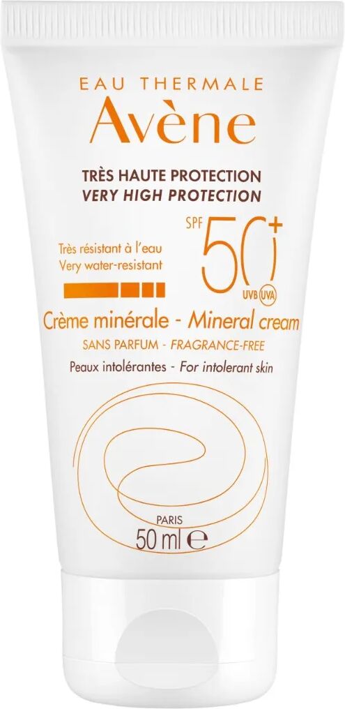 avène solare crema schermo minerale viso spf 50+ protezione molto alta 50 ml