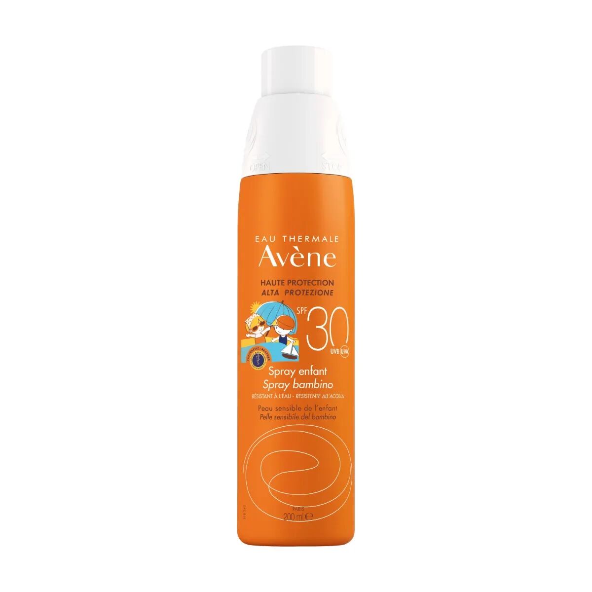 avène solare spray bambino spf 30 protezione corpo 200 ml