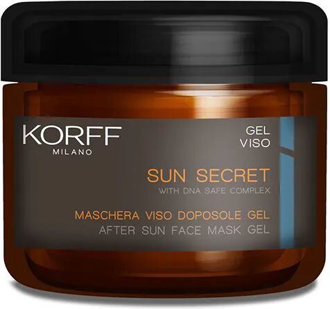 korff sun secret maschera viso doposole gel 70 ml