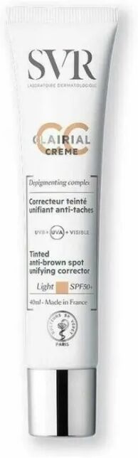 svr clairial cc creme correttore colorato spf50+ light 40 ml