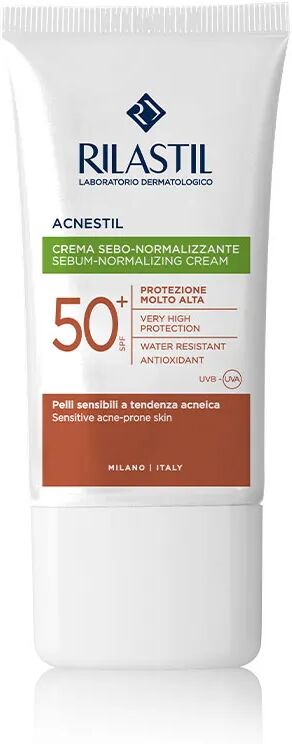 rilastil sun system acnestil crema solare spf 50+ pelle acneica 40 ml