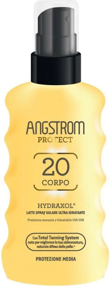 angstrom latte solare spray ultra idratante spf 20 corpo 175 ml