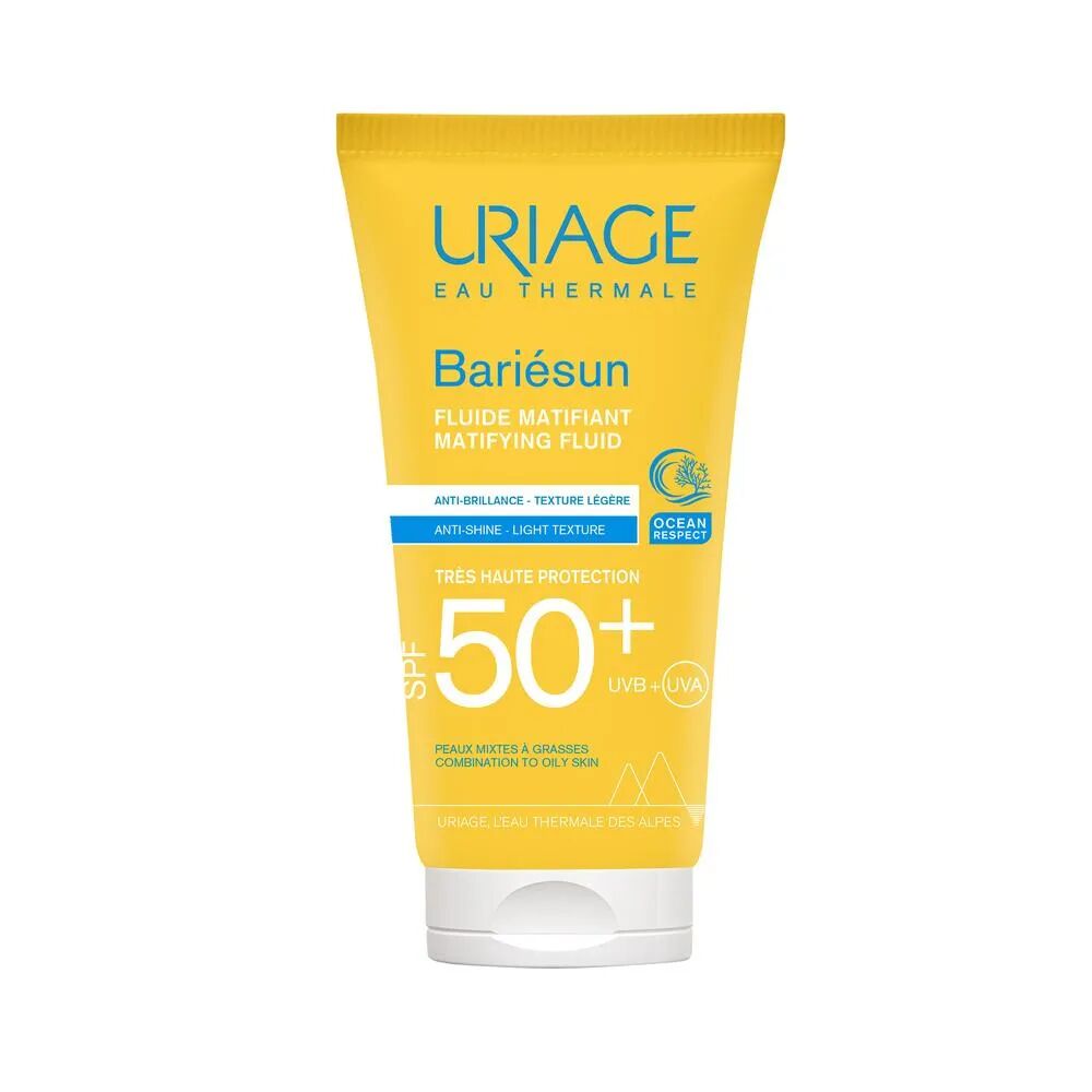 uriage bariésun mat fluido spf 50+ protezione viso 50 ml