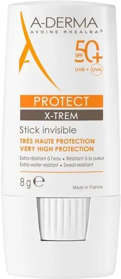 a-derma protect x-trem stick invisibile spf50+ 8 g