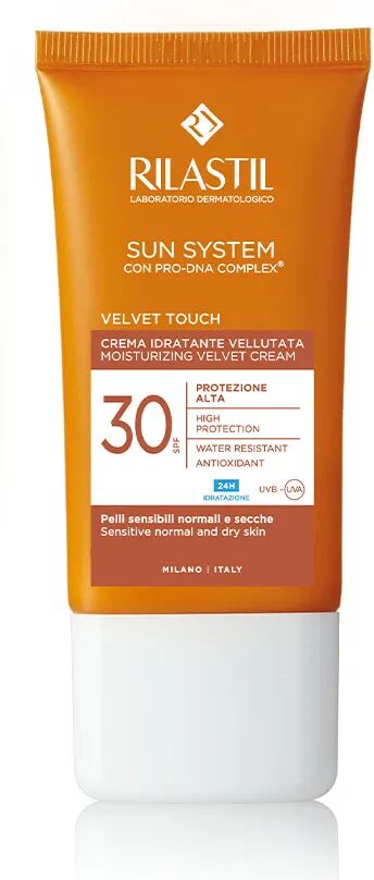 rilastil sun system crema solare vellutata viso spf 30 50 ml