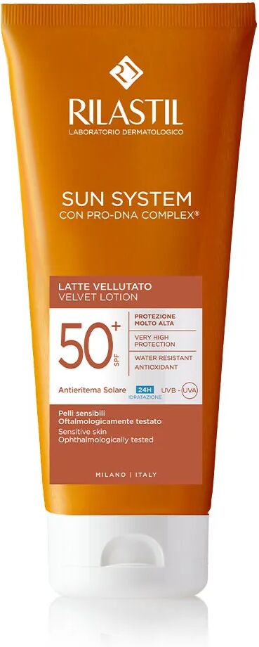 rilastil sun system latte solare vellutato corpo spf50+ 200 ml