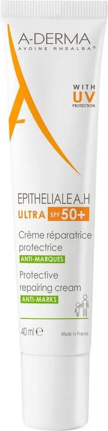 a-derma a-d epitheliale ah ultra crema spf50+ crema ristrutturante e protettiva per viso e corpo 40 ml