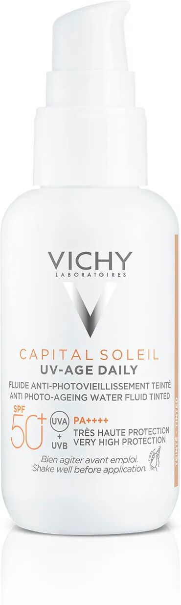 vichy capital soleil uv-age fluido anti-fotoinvecchiamento colorato 50+spf 40 ml