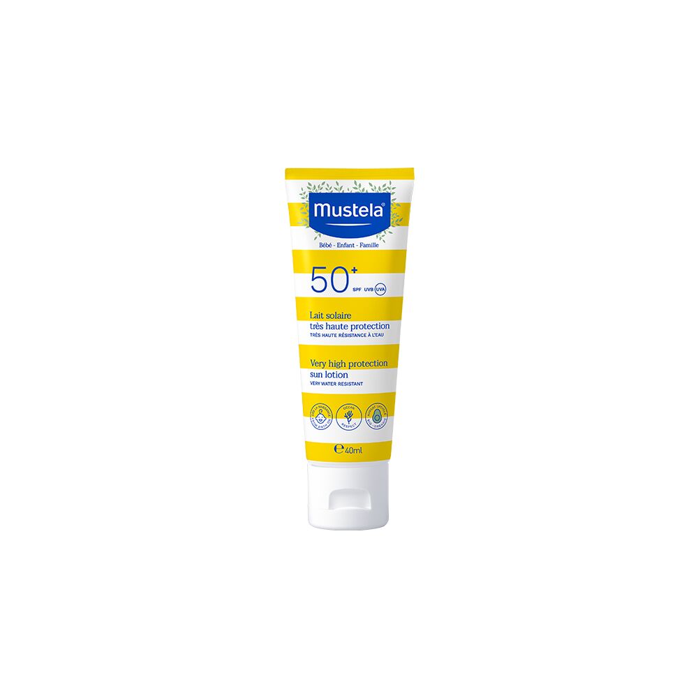 mustela latte solare viso spf 50+ protezione per tutta la famiglia 40 ml