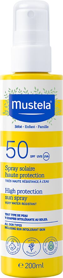 mustela latte solare spf 50 per tutta la famiglia spray 200 ml