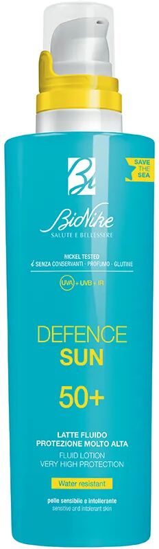 bionike defence sun latte fluido spf 50+ protezione molto alta 200 ml