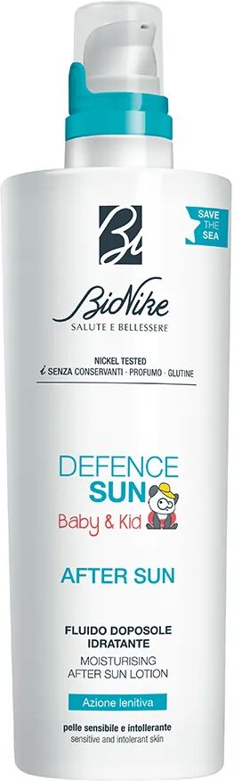 bionike baby&kid latte fluido doposole lenitivo per bambini 200 ml