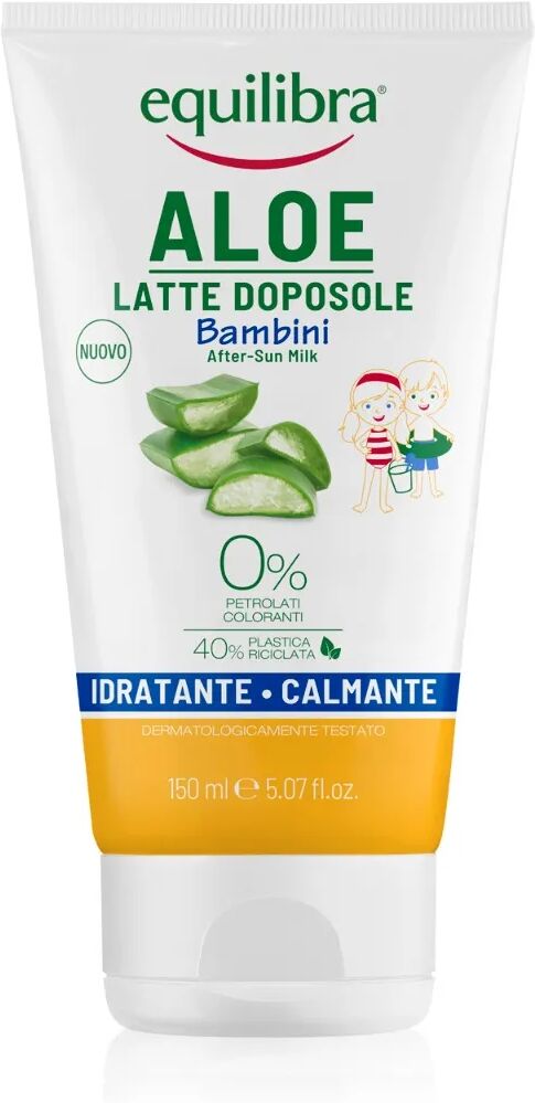 equilibra aloe latte doposole bambini 150 ml