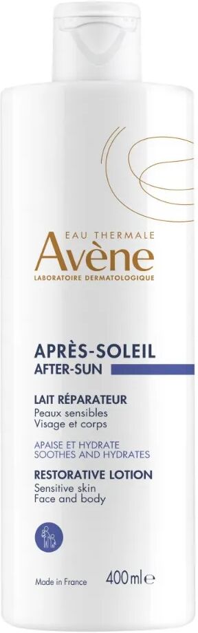 avène eau thermale latte doposole ristrutturante 400 ml