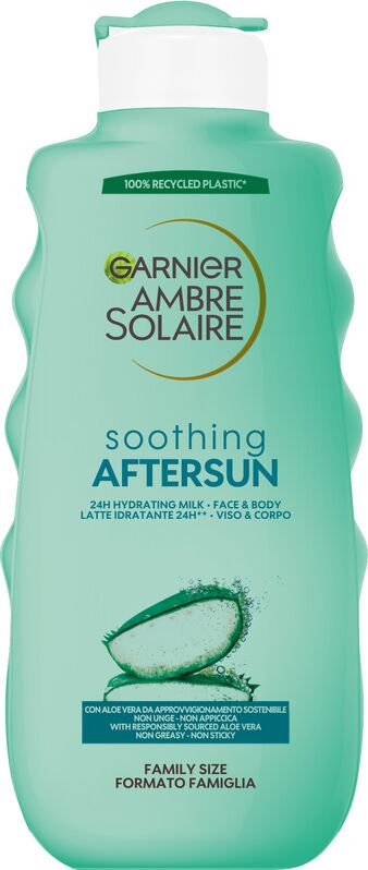 garnier ambre solaire soothing aftersun latte doposole lenitivo viso e corpo 400ml