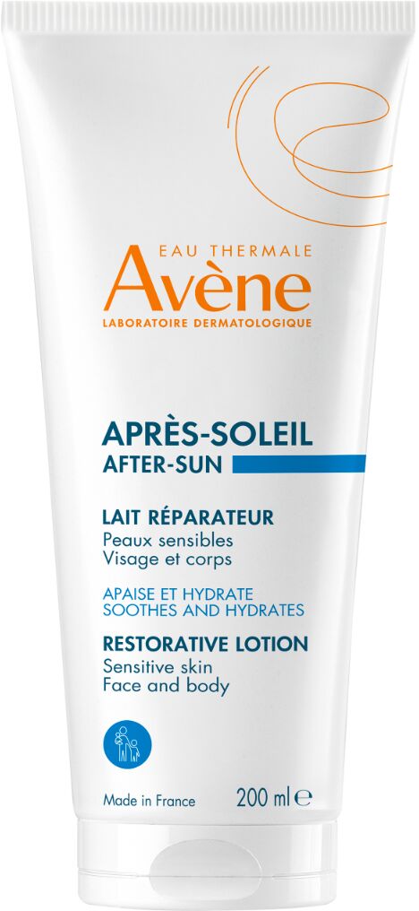 avène eau thermale latte doposole ristrutturante 200 ml