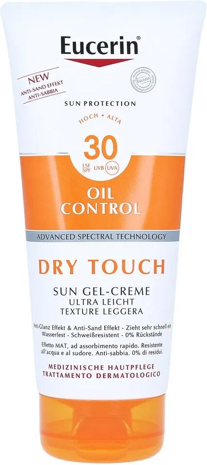 eucerin sun gel- crema dry touch spf 30 corpo 200 ml