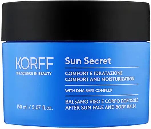 korff sun secret balsamo doposole idratante restitutivo 150 ml