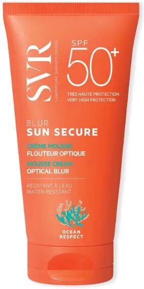 svr sun secure blur spf 50 crema mousse solare viso 50 ml