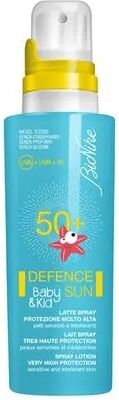 Bionike Defence Sun Latte Baby Spray 50+ Flacone Spray da 125 ml