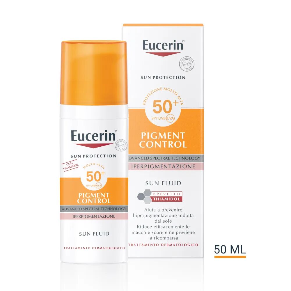 Eucerin Sun Fluid Pigment Control SPF 50+ Crema Solare Antipigmentante 50 ml