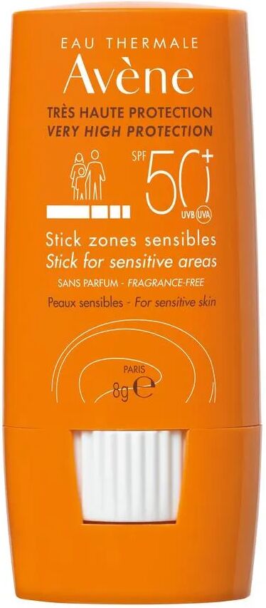 Avène Solare Stick Large Zone Sensibili SPF 50+ 8 g