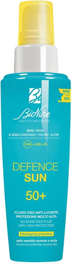 Bionike Defence Sun Fluido Anti-Lucidità SPF 50+ Protezione Molto Alta 50 ml