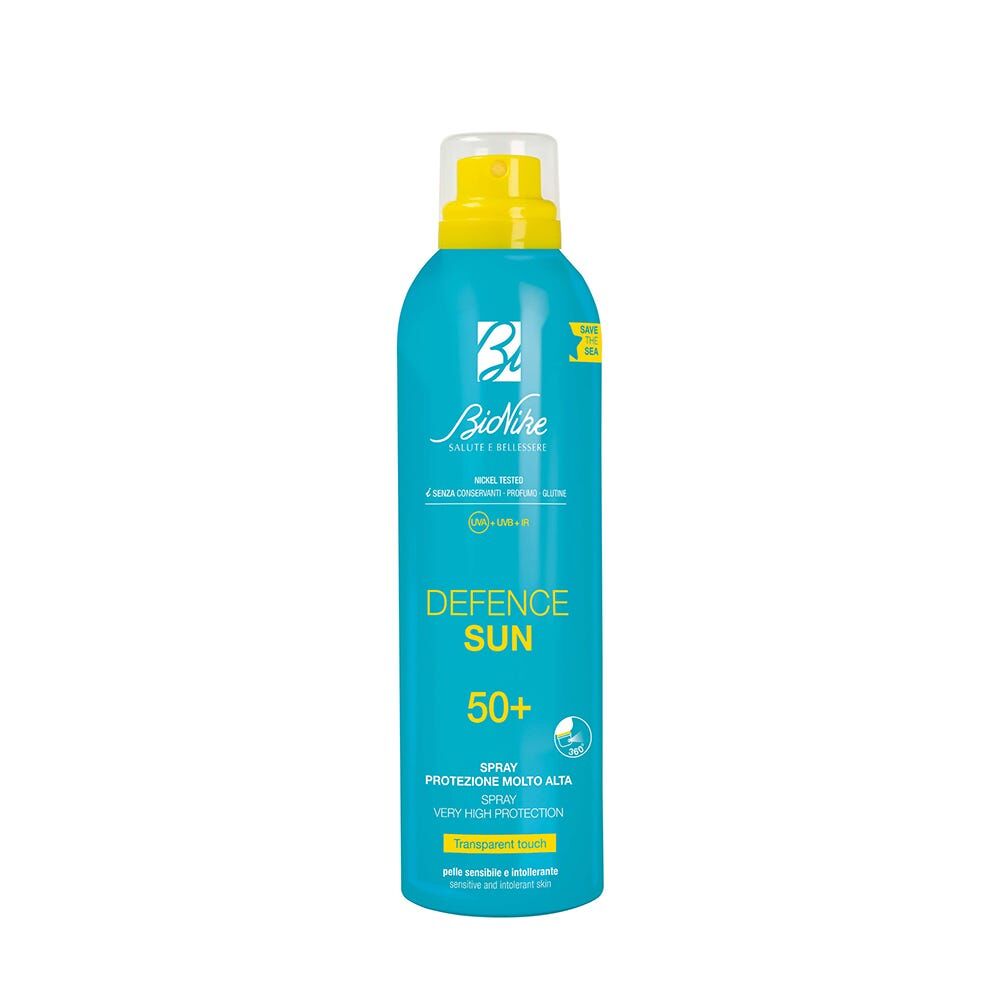 Bionike Defence Sun Spray Trasparente SPF 50+ Tocco Secco 200 ml