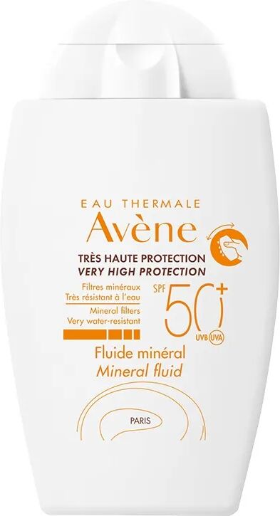 Avène Solare Fluido Minerale SPF 50+ Protezione Viso e Corpo 40 ml