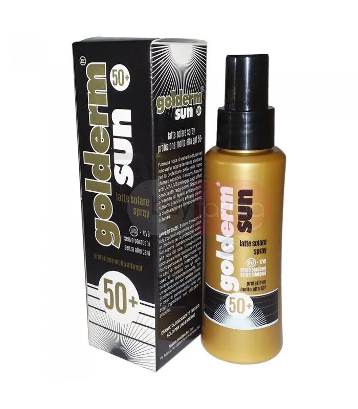 Golderm Sun SPF 50+ Spray Solare Protettivo Pelli Chiare E Sensibili 100 ml