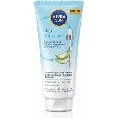 Nivea Sun Siero Doposole 100 ml per Viso e Décolleté per Rossori e Disidratazione Post Sole Nivea Sun Siero Doposole 100 ml per Viso e Décolleté per Rossori e Disidratazione Post Sole