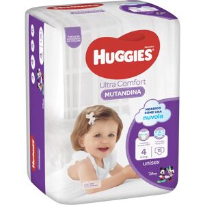 HUGGIES Diaper Pants Base Taglia 4 (10-17Kg) 15 Pezzi