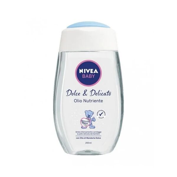 nivea baby olio nutriente dolce e delicato per neonati e bambini 200 ml