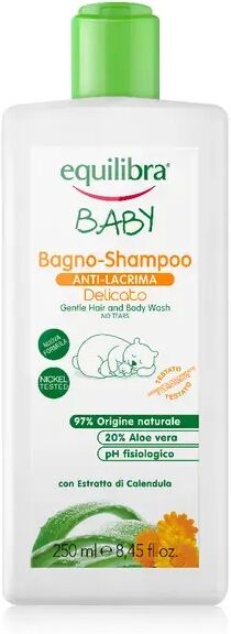 equilibra baby bagno shampoo anti-lacrima delicato per bambini 250 ml