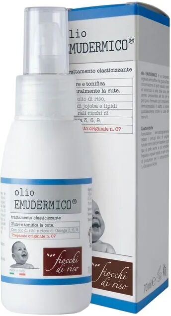 Fiocchi di Riso Olio Emudermico Idratante Elasticizzante 70 ml