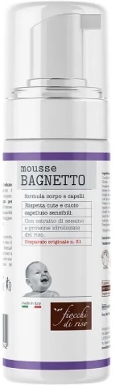 Fiocchi di Riso Mousse Bagnetto Cute e Capelli 200 ml