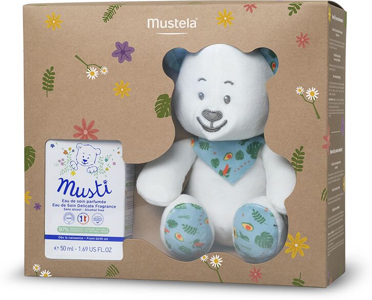 Mustela Cofanetto Musti Acqua Profumata + Orsetto