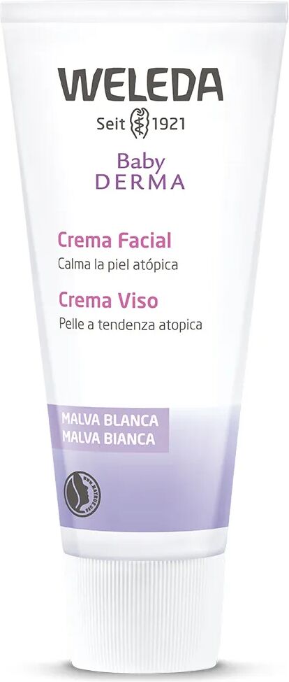 Weleda Baby Derma Malva Bianca Crema Viso Lenitiva Emolliente 50 ml