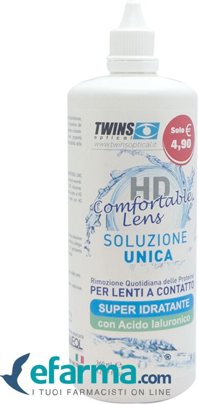 hd comfort lens soluzione unica per lenti a contatto 360 ml