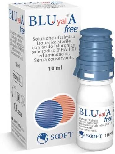 bluyal a free soluzione oftalmica lubrificante 10 ml