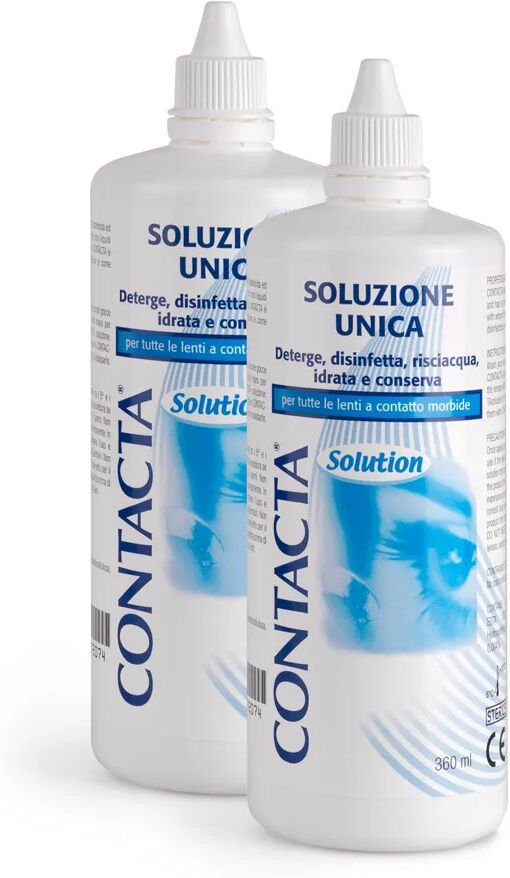 contacta soluzione unica isotonica 2 confezioni 360 ml