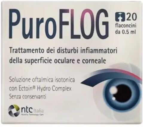 puroflog soluzione oftalmica isotonica 20 flaconcini monodose