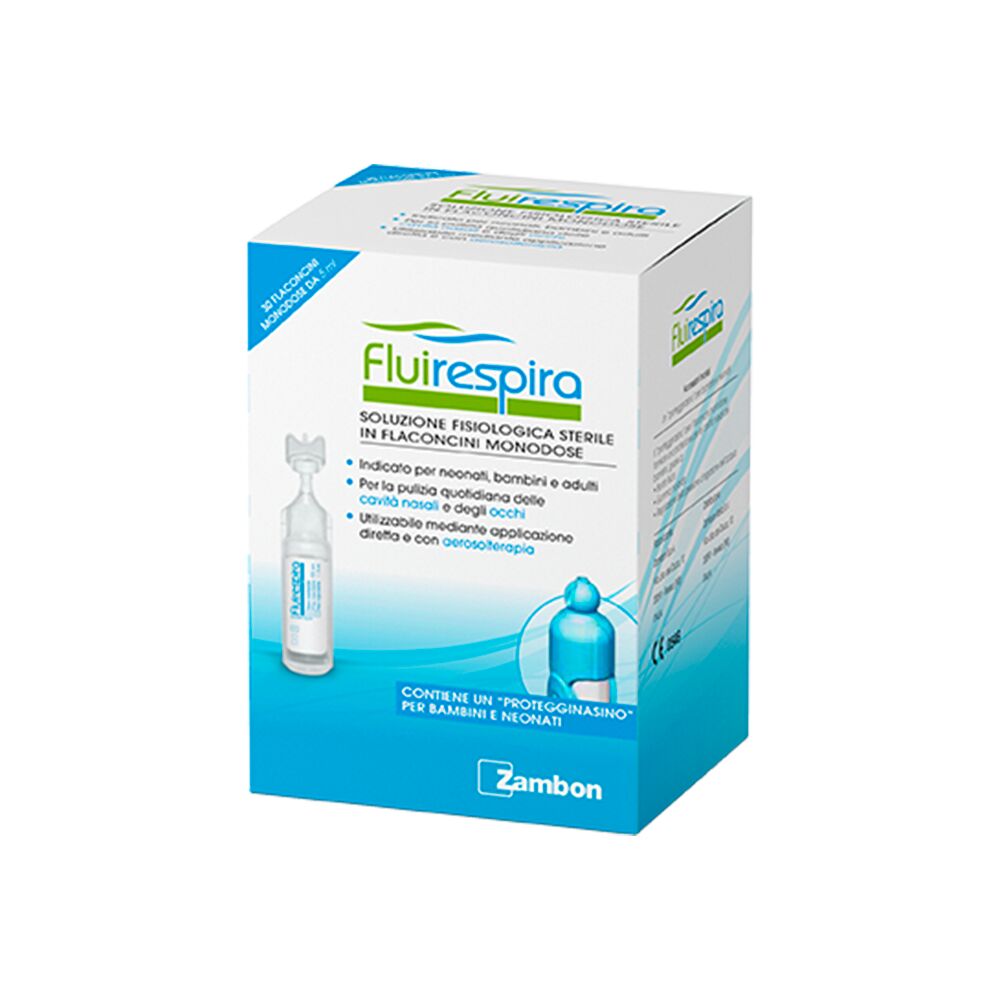 Fluirespira Soluzione Fisiologica 30 Flaconcini Monodose