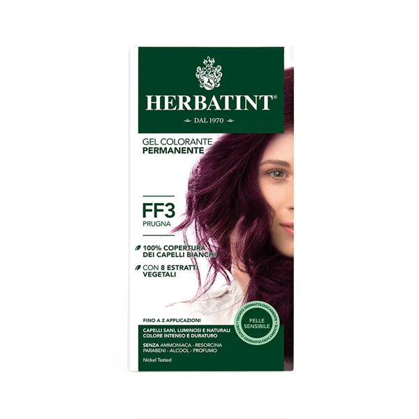 herbatint tintura capelli gel permanente ff3 prugna 150 ml