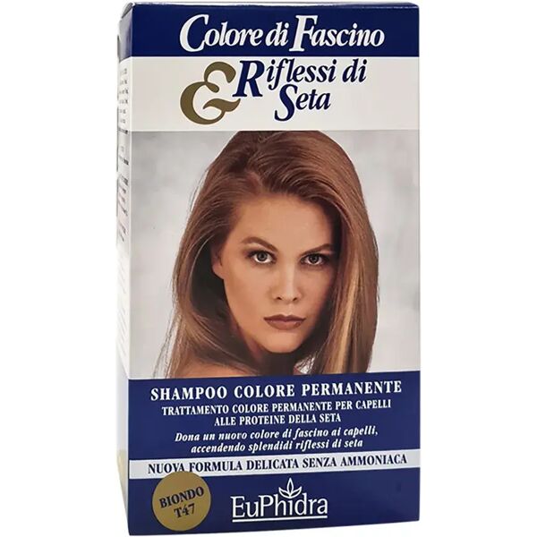 euphidra shampoo colore permanente tintura n°47 colore biondo 120 ml