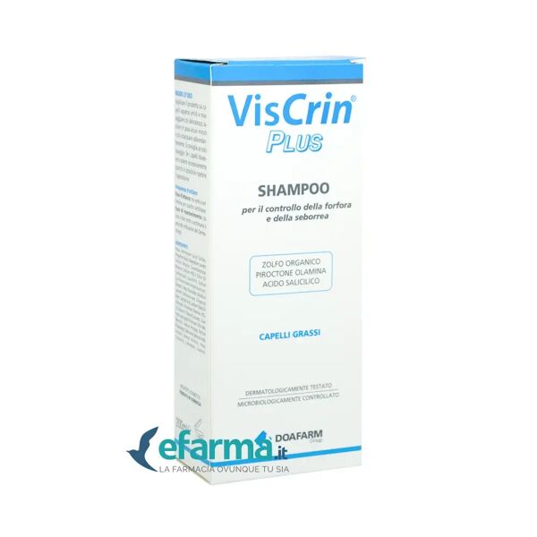 viscrin plus shampoo antiforfora capelli grassi 200 ml