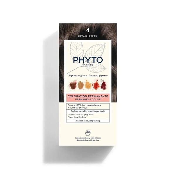 phyto paris phyto phytocolor kit tintura permanente per capelli 4 castano