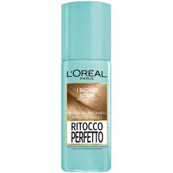 l'oréal paris ritocco perfetto spray istantaneo biondo scuro per radici e capelli bianchi 75 ml